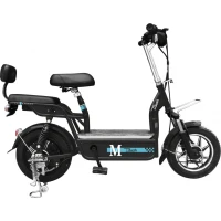 Электро мопед GreenCamel Тайфун 350 (48V 12Ah 350W) Черный