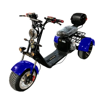 Электроскутер CITYCOCO GT X12 TRIKE Cиний