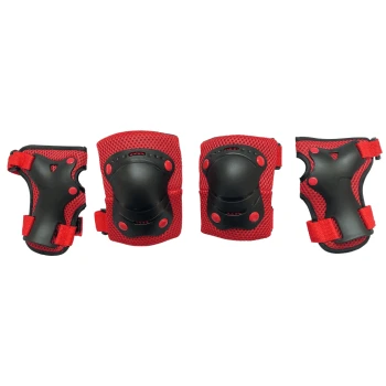 Набор защиты Tech Team Safety line 400 красный (размер S)